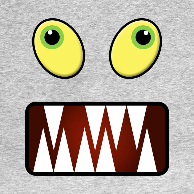 Funny monster face by Gaspar Avila